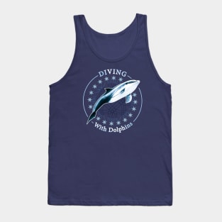 Diving with Dolphins Tank Top